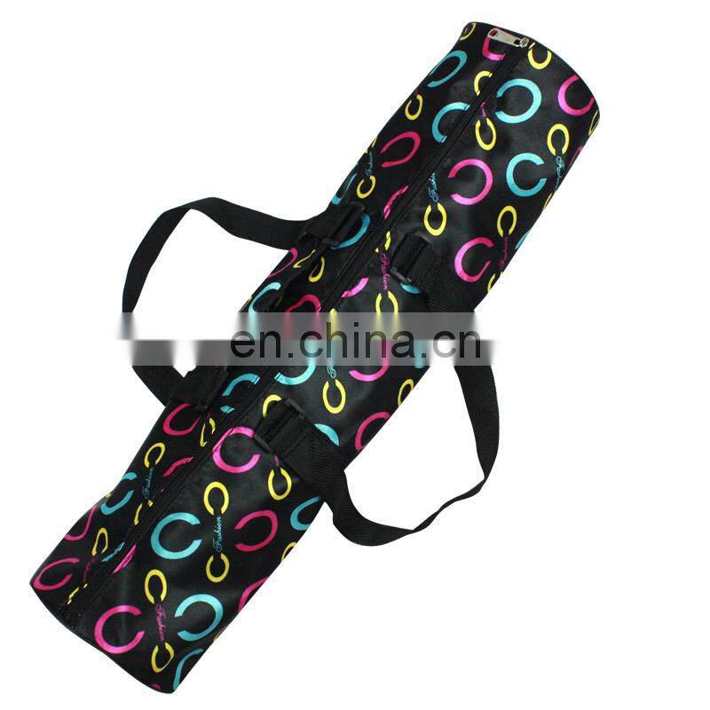 waterproof yoga mat bag, custom logo yoga bag, polyester yoga mat bag