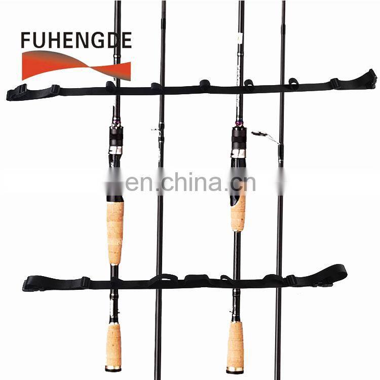 Fishing Rod Reel Organizer Travel Carrier Storage Nylon Webbing Belt for holding fish rod