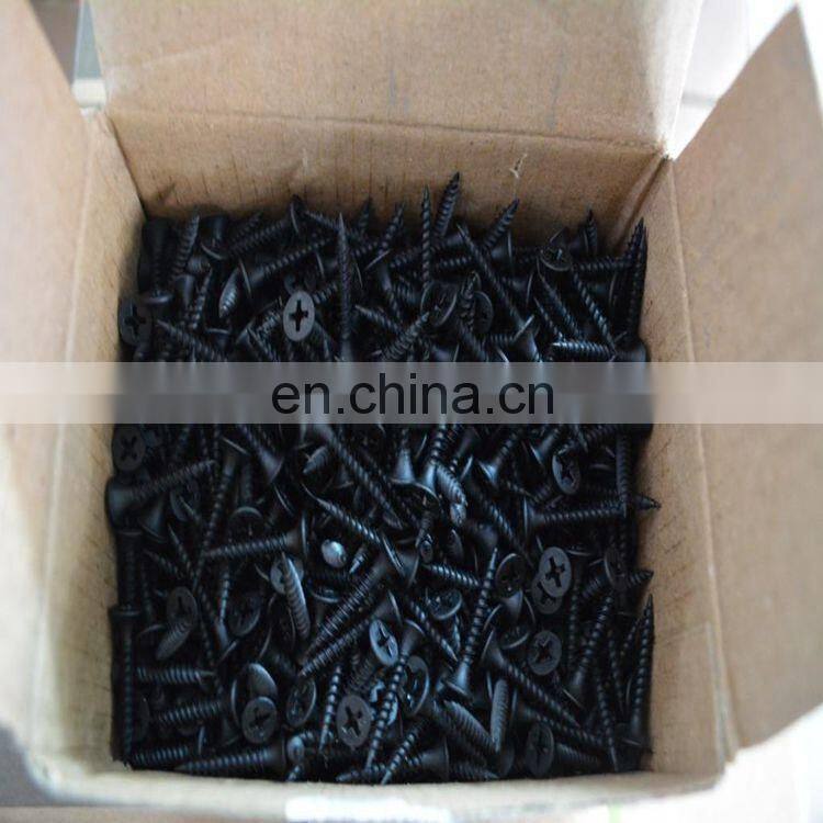 Carbon steel thread streaker point drywall screw