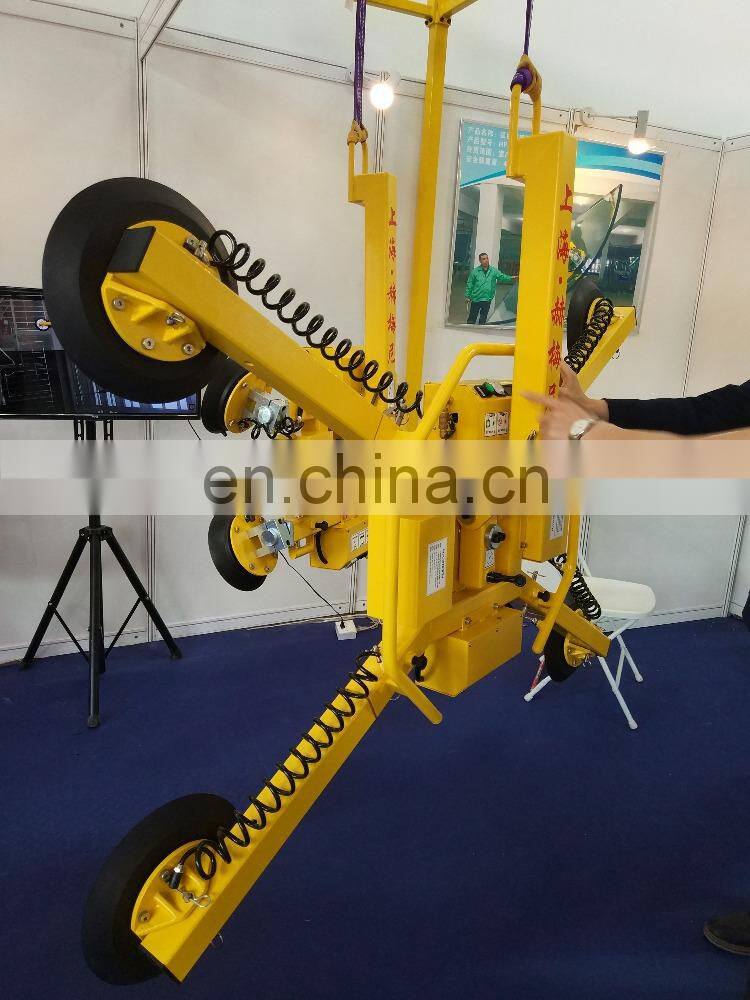 glass vacuum lifter machine with manual rotating