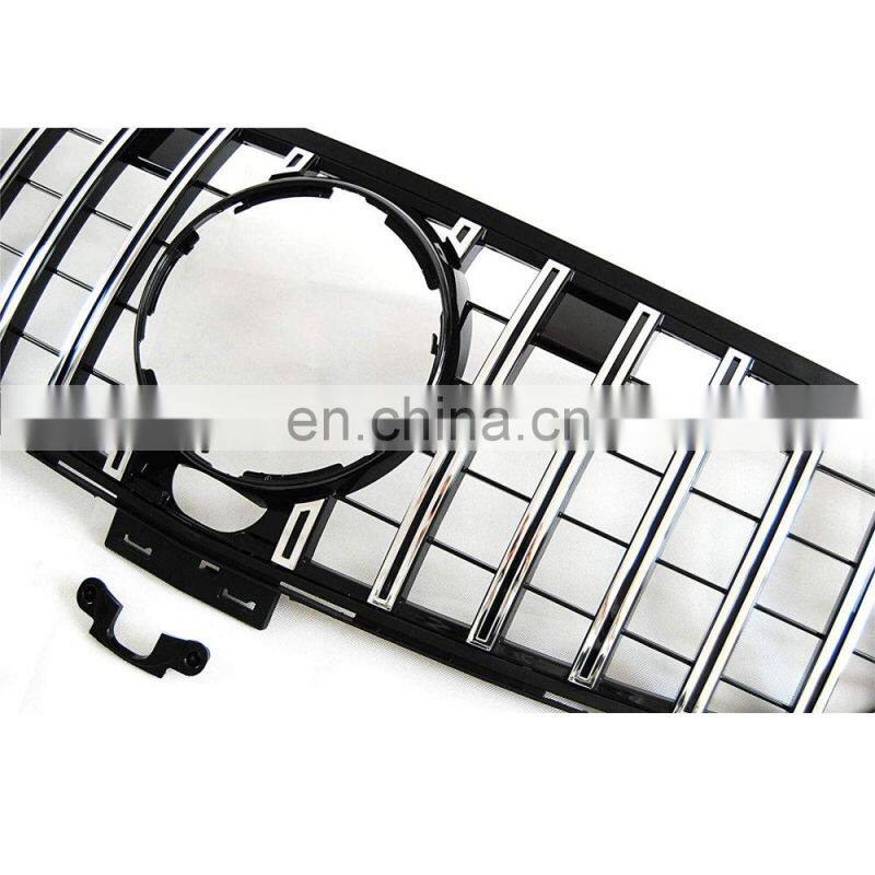 GT Panamericana Front Grille Coupe 16-18 Silver for Mercedes Benz GLE W292 C292