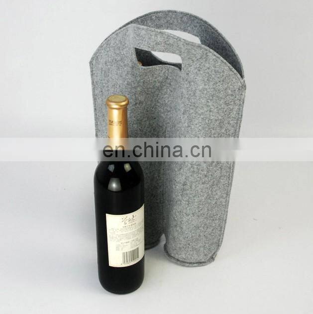 super quality medium size felt holder wine bottle carrier bag