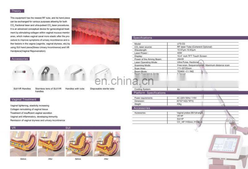 USA coherent laser fractional co2 laser for skin rejuvenation and scar removal