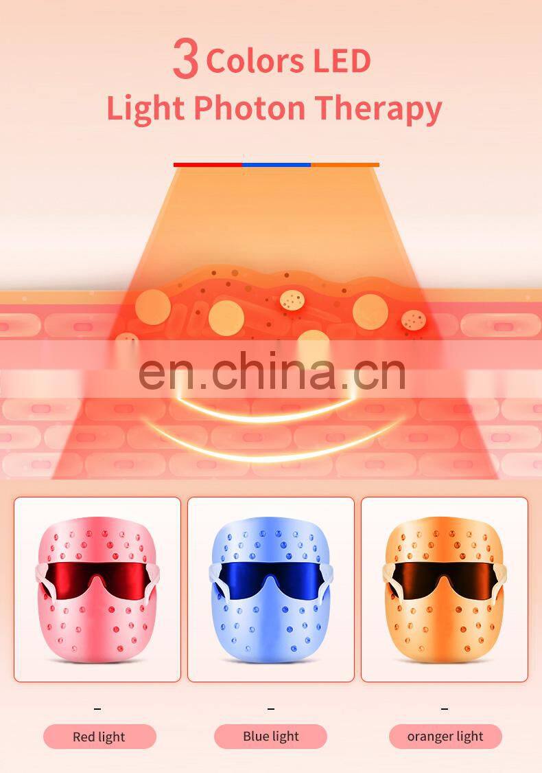 amazon hot sale led light therapy facial skin care mask
