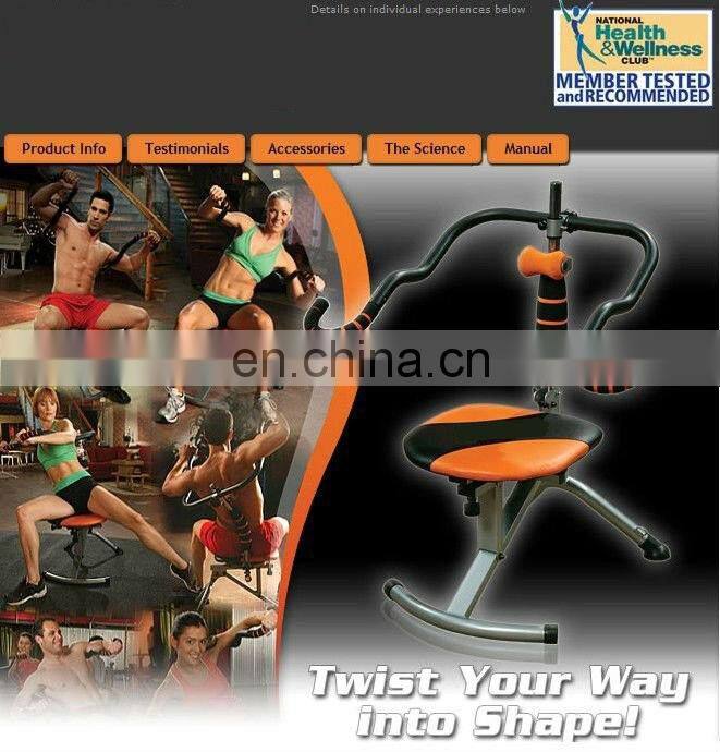 AS SEEN ON TV New Stylish Home Gym Equipment Ab Twist Chair For Ladies
