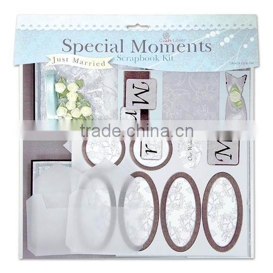 DIY Craft Set Special Moments Marriage Wedding Scrapbook Kit