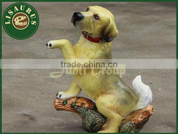 Lisaurus-LA Artificial life size dog statues for sale