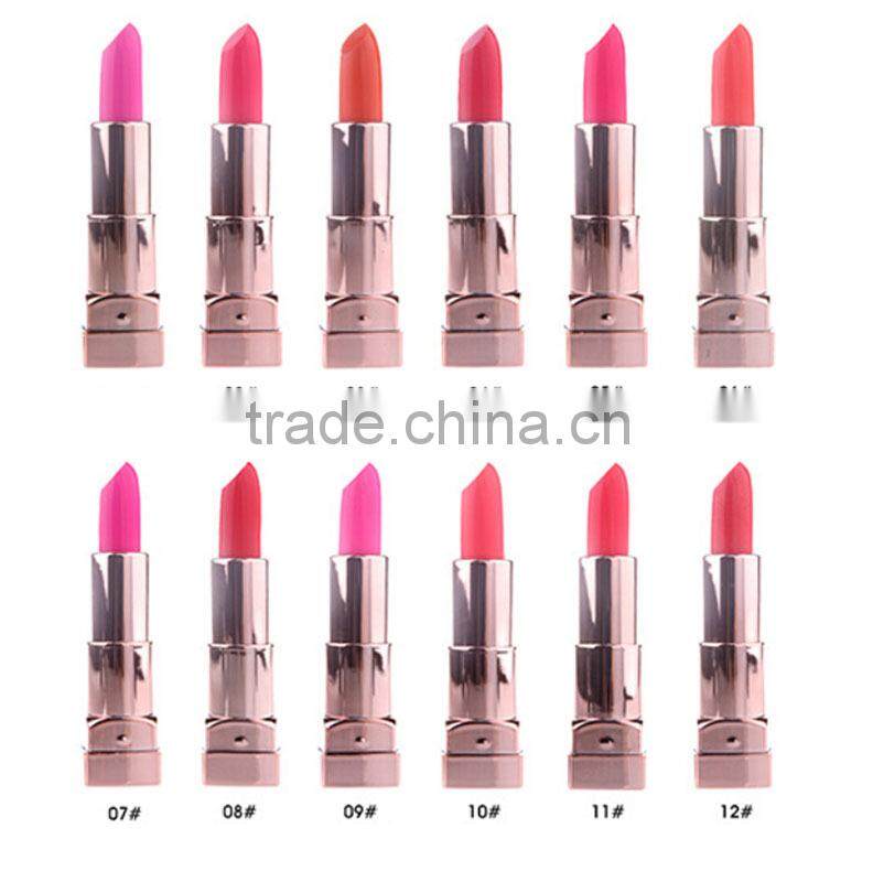 Good quality matte waterproof lipstick cosmetic packaging lipstick plastic lipstick tube