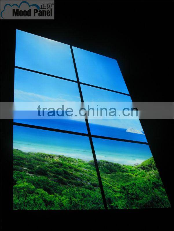 virtual window 2X2 natural scene led art panel light