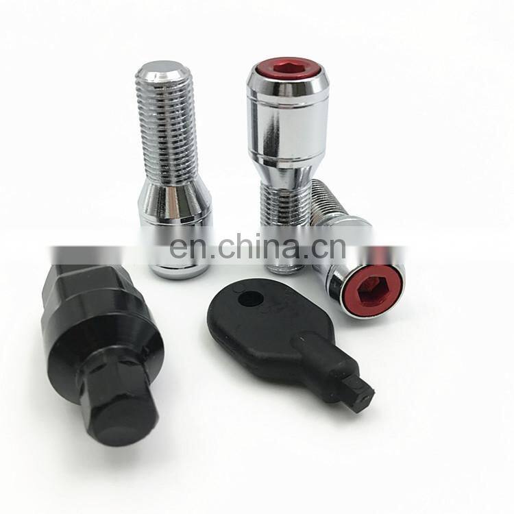 China gold supplier truck racing m14 x 1.5 steel wheel bolt