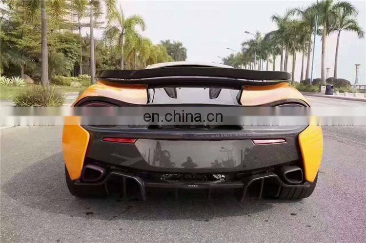 cool P1 carban fiber material spoiler position for McLaren 570S auto tuning parts