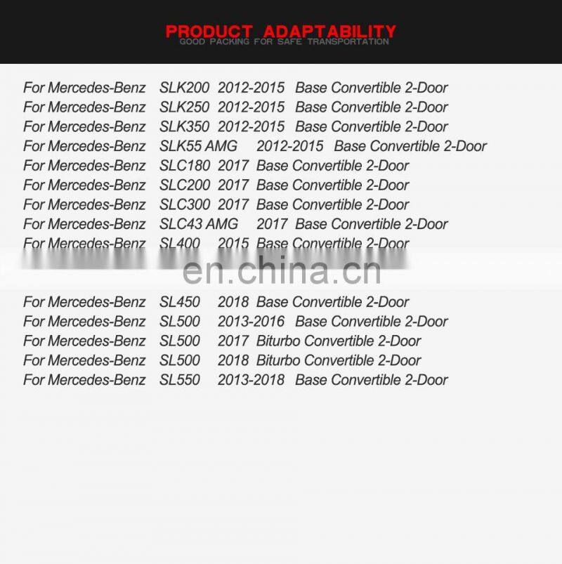 Carbon Fiber Rear Review Mirror Cover for Mercedes Benz SLK SLC AMG GT 2012-2018