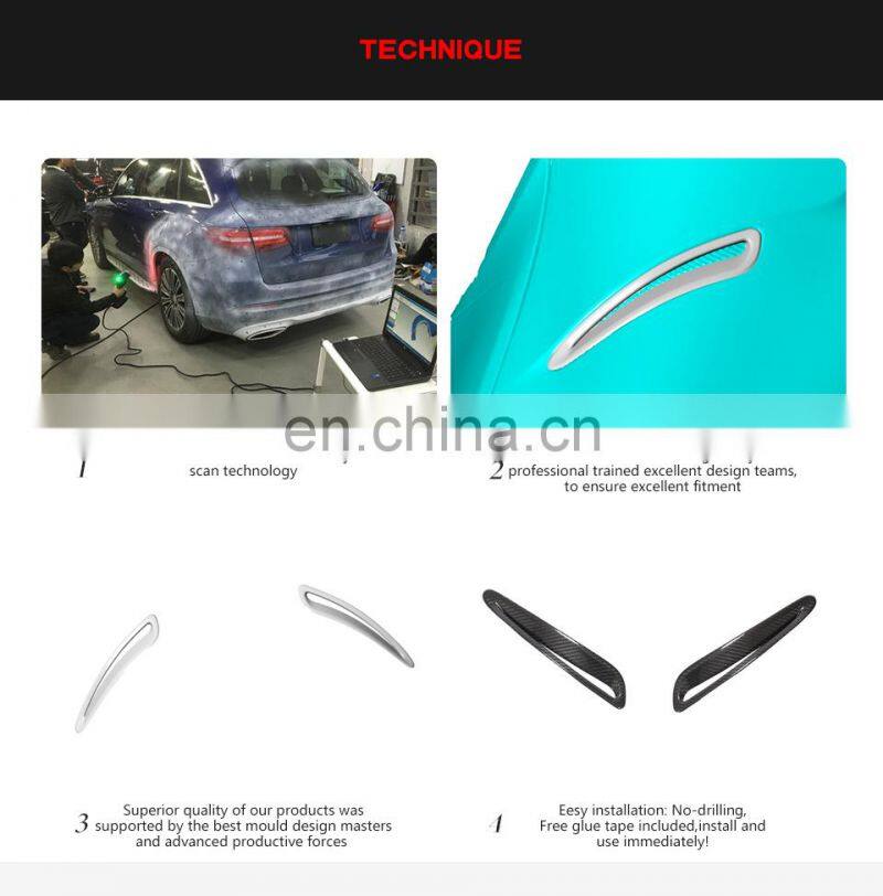 Dry Carbon Fiber A90 Hood Vents Trim for Toyota GR Supra A90 2019 2020