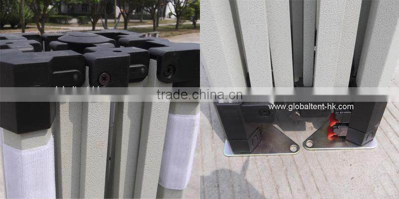 40mm texture color coated Steel HEX 3x3m(10ft X 10ft ) pop up Trade Show tent frame