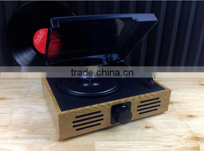 Hot Sale Turntable with 3 Speed& New Simple Turntable Player