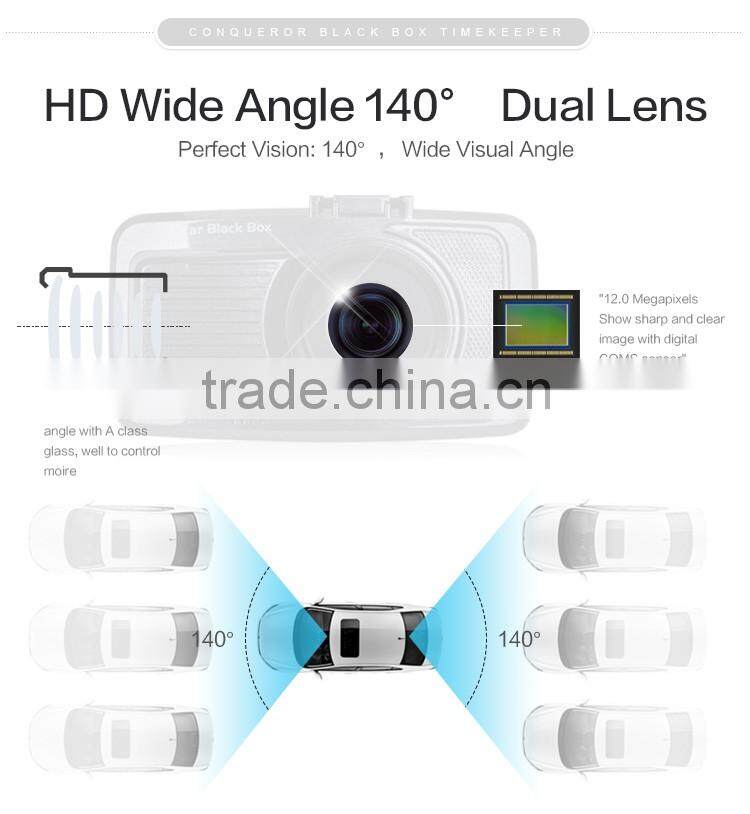 GPS FULL HD Car video recorder (DVR) mini dash cam G-3100 with GPS locator