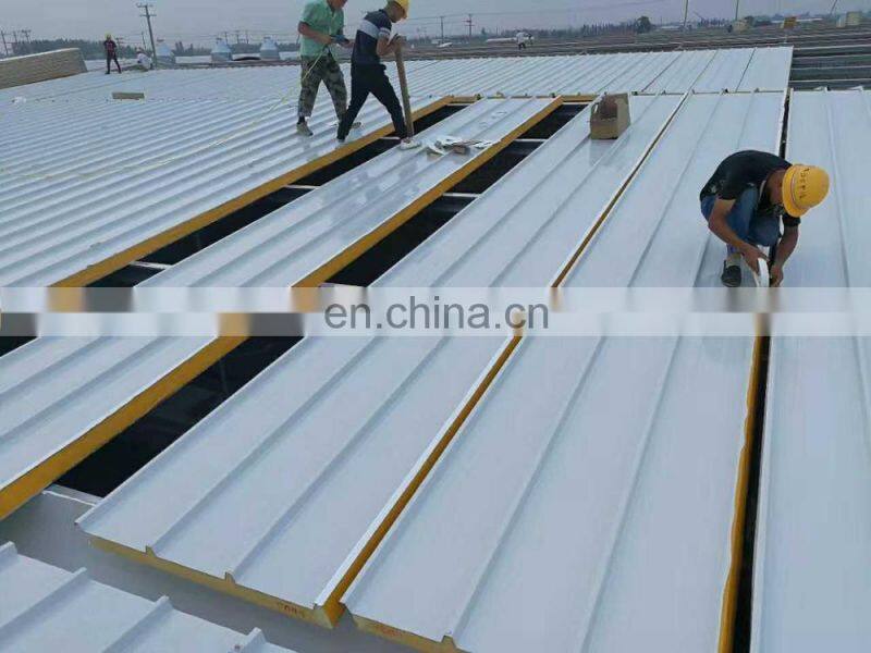 Types Thermal Insulation Color Prepainted Steel Foam Sandwich Panel