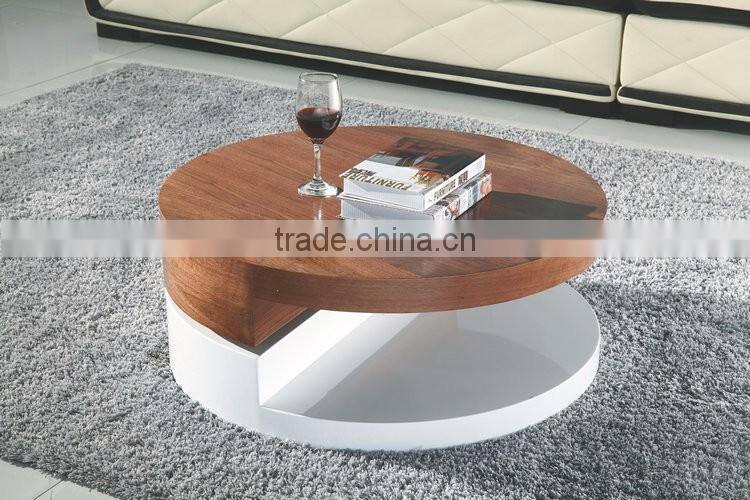 Modern Designed MDF High Gloss Double Colors Folding Coffee Table