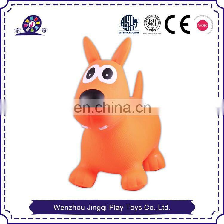 kids ride on Inflatable Jumping animals with cute design horse toys for home and school