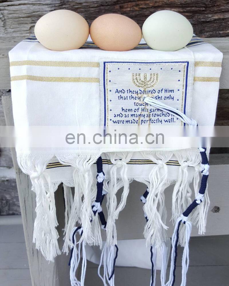 Large Polyester Prayer Shawl Arab Scarf Prayer Pentacost Israel Prayer Talit Shawls Isreal