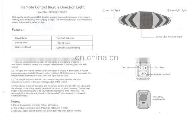 Cycle Indicator Light Turn Signal
