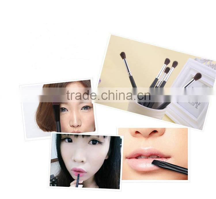 Long wooden handle eye shadow brush blooming brush 1pc