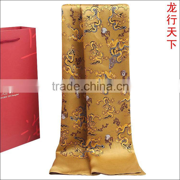 Silk printed men scarf