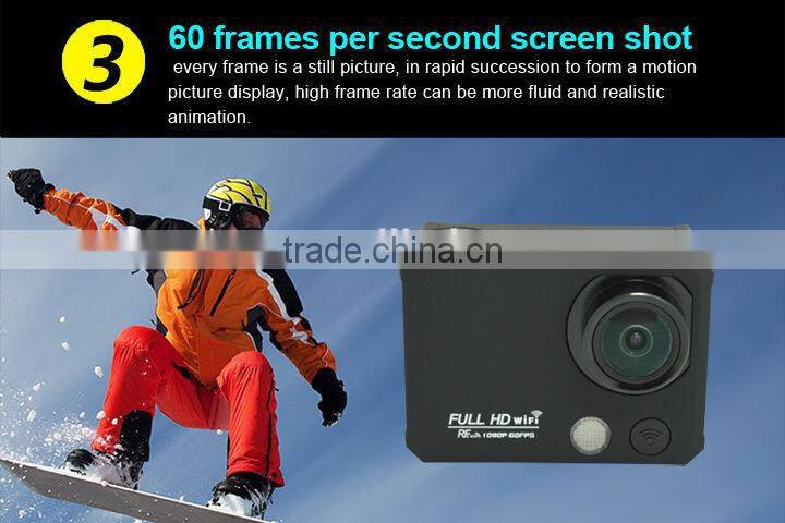Full HD 4K full hd waterproof 2 inch touch screen wifi sport action camera