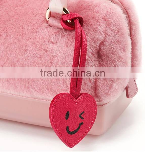 sweet pink handbag brand name fashion handbag
