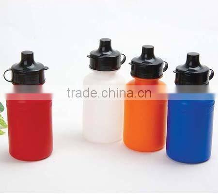 BPA free 350ml student use drinkware type plastic sports water bottle with dust-proof lid