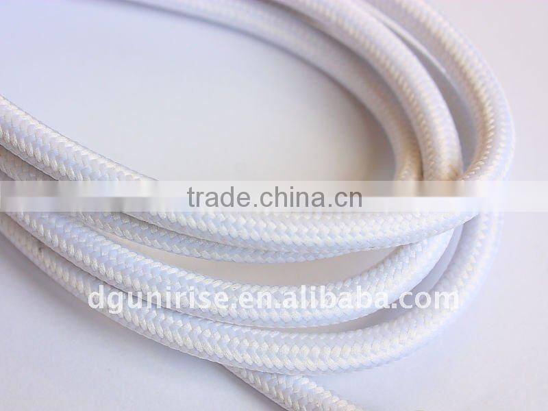European coloured braided cover power cord cable