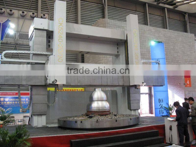 CK5250 Heavy CE double column cnc vertical lathe