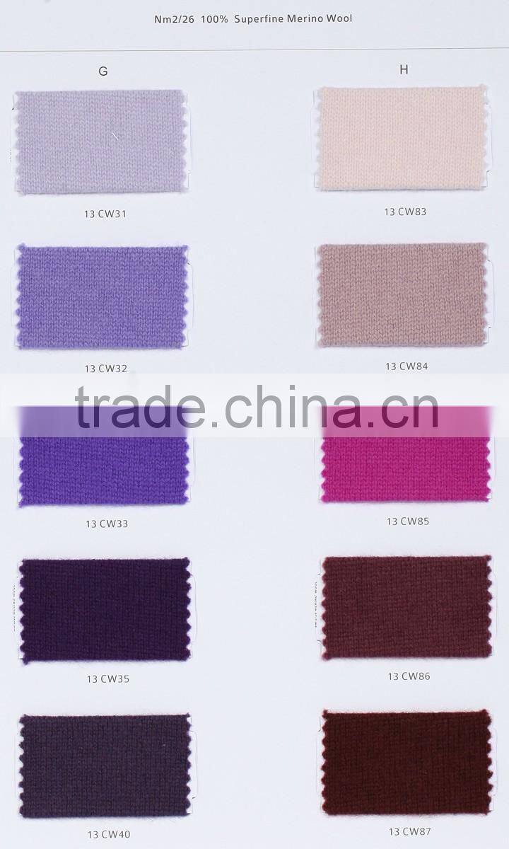 woolen 2/26nm 100% merino wool yarn, 80s tops mercerized