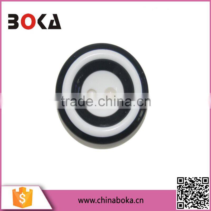2015 wholesale customized designs fashion round plastic buttons with holes from yiwu factory