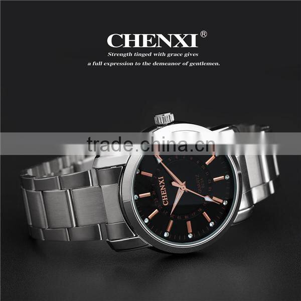 2016 Made in China Chenxi Quartz Mens Wrist Rose Gold Watch