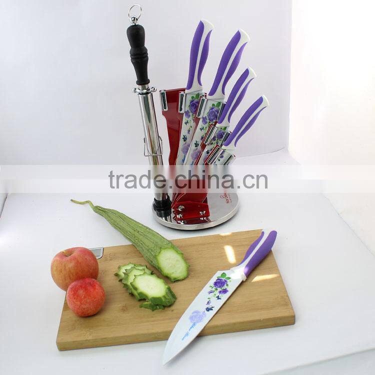 2014 new design stainless steel kitchen knife set