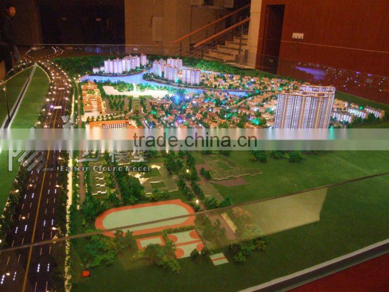 Wonderful architectural model lighting making by JC Model maker