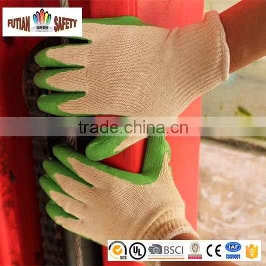 FTSAFETY labour protection glove with latex coated