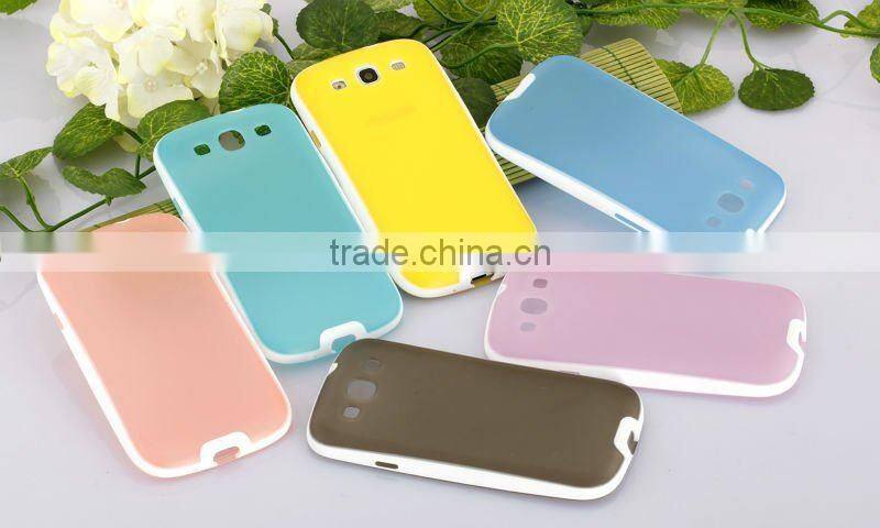 IMPRUE hige quality TPU back+pc Side combo case for Samsung Galaxy s3 I9300