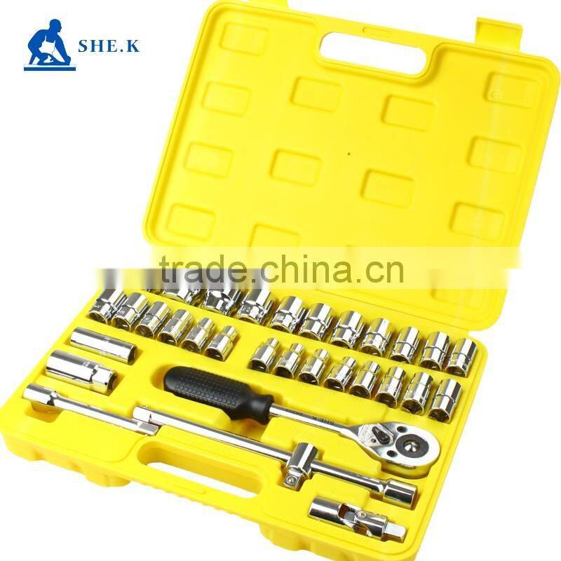 Multi function mechanic repair tool socket wrench set