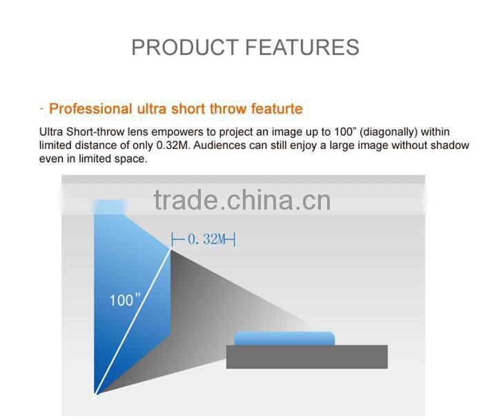 Low cost noise Native 1080p full hd 3d laser projector With HDMI VGA USB For Schools