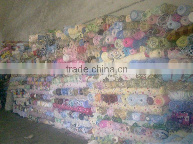 polyester cotton stock printing fabric