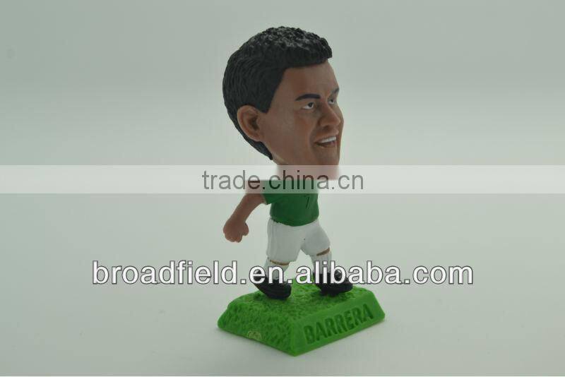 2014 World Cup pvc football figurines with big head / Promotional gift