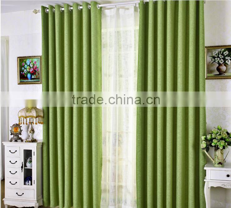 cheap curtain fabric 100% Linen blackout curtain fabric fabric for curtains