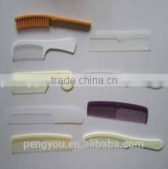new style double color transparent wholesale plastic hair comb