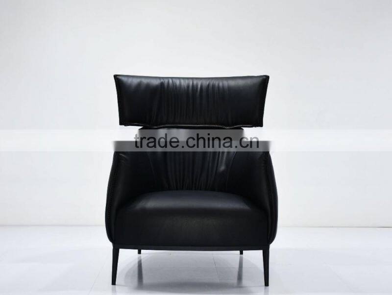 New Modern hot selling price cheap latest italian leather sofa design with kd iron legs
