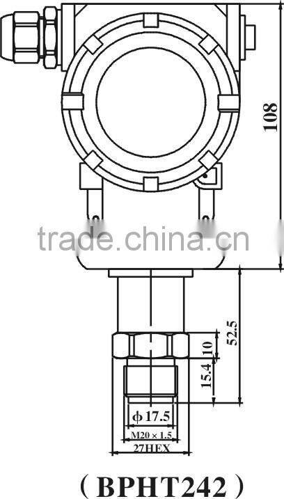 DBPHT24 Pressure Transmitter Sensor for Medical, Biological, Food Hygiene