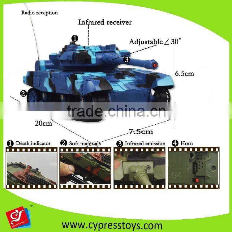 New arrival RC infrared military battle tank battery included for boys