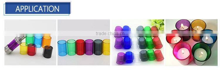 high transmittance clear borosilicate glass coloring tube