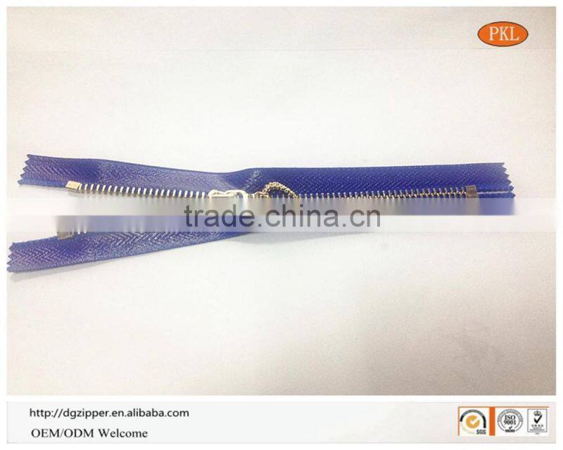 2015 hot sales fashion design waterproof No.5 metal zipper
